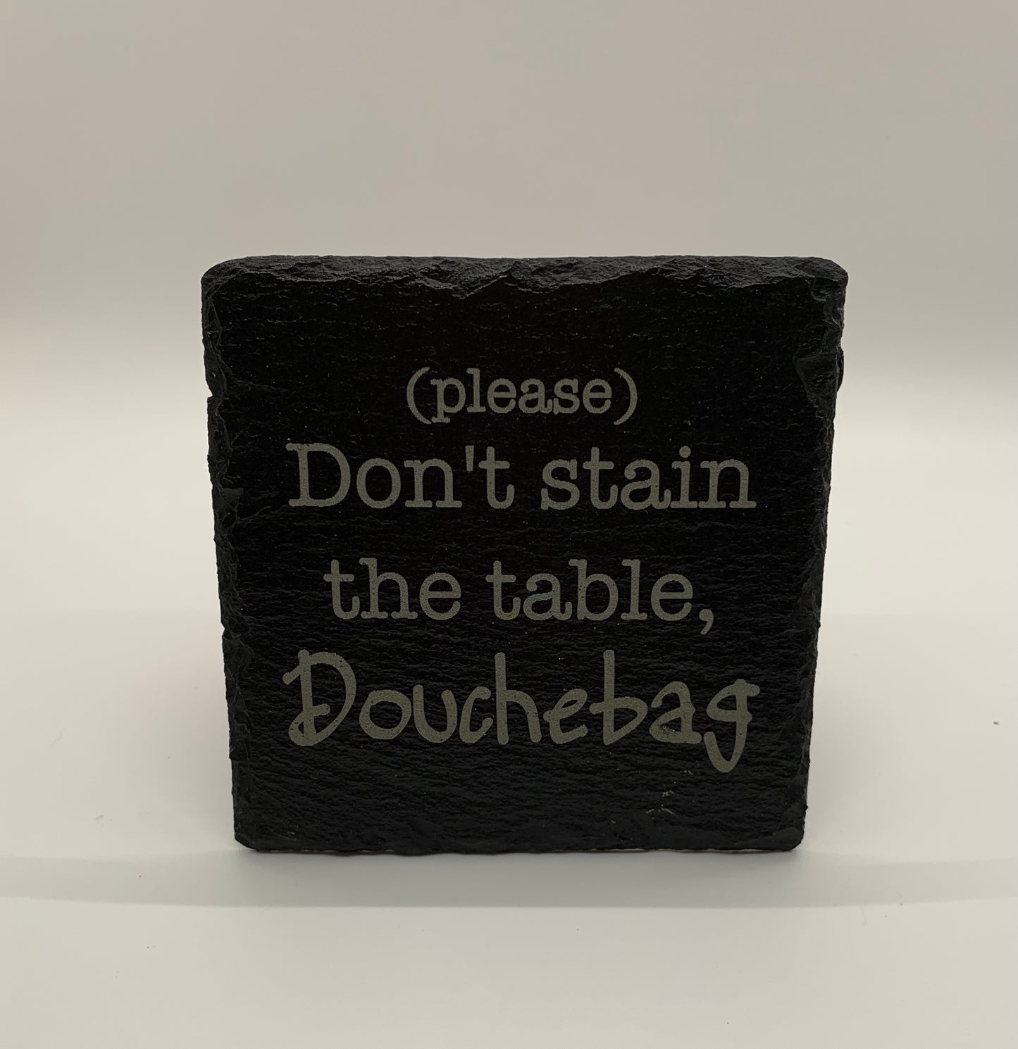 Adult Themed Slate Coasters #1 (Set of 4)