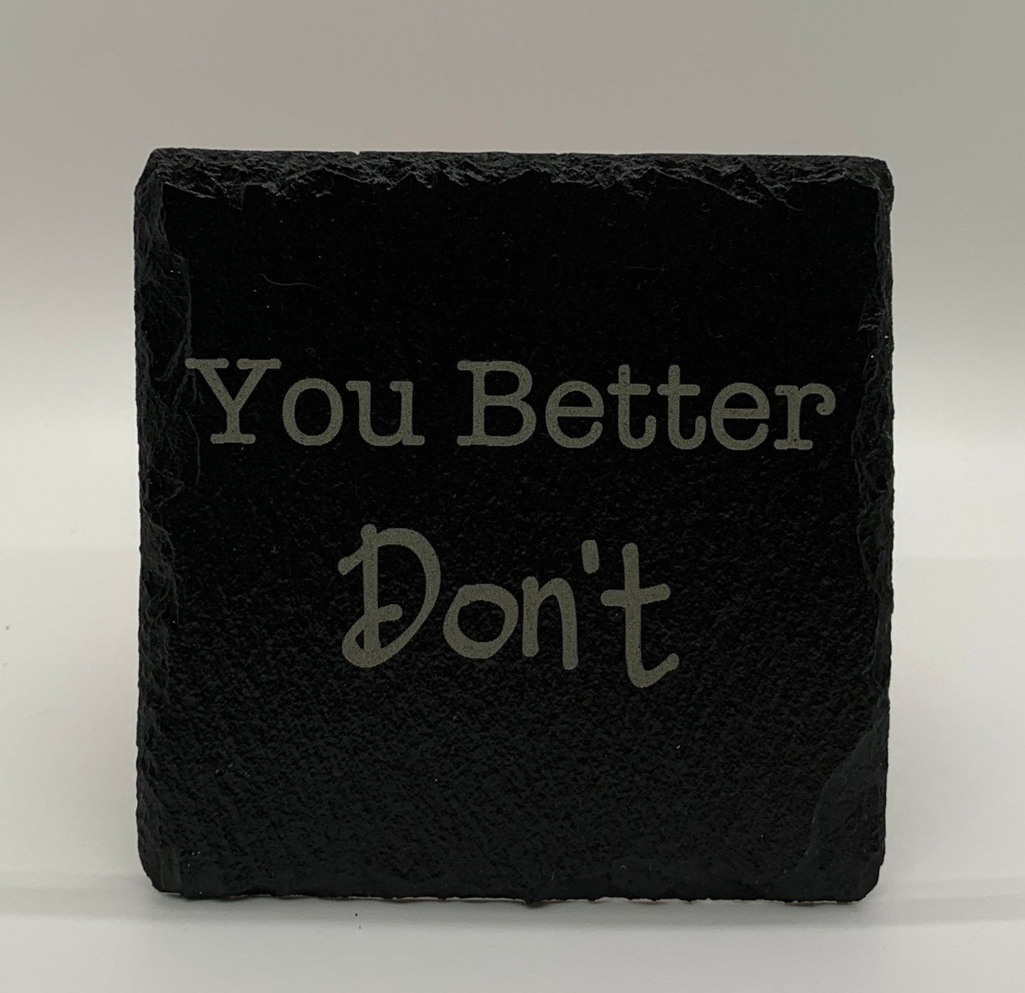 Adult Themed Slate Coasters #2 (Set of 4)