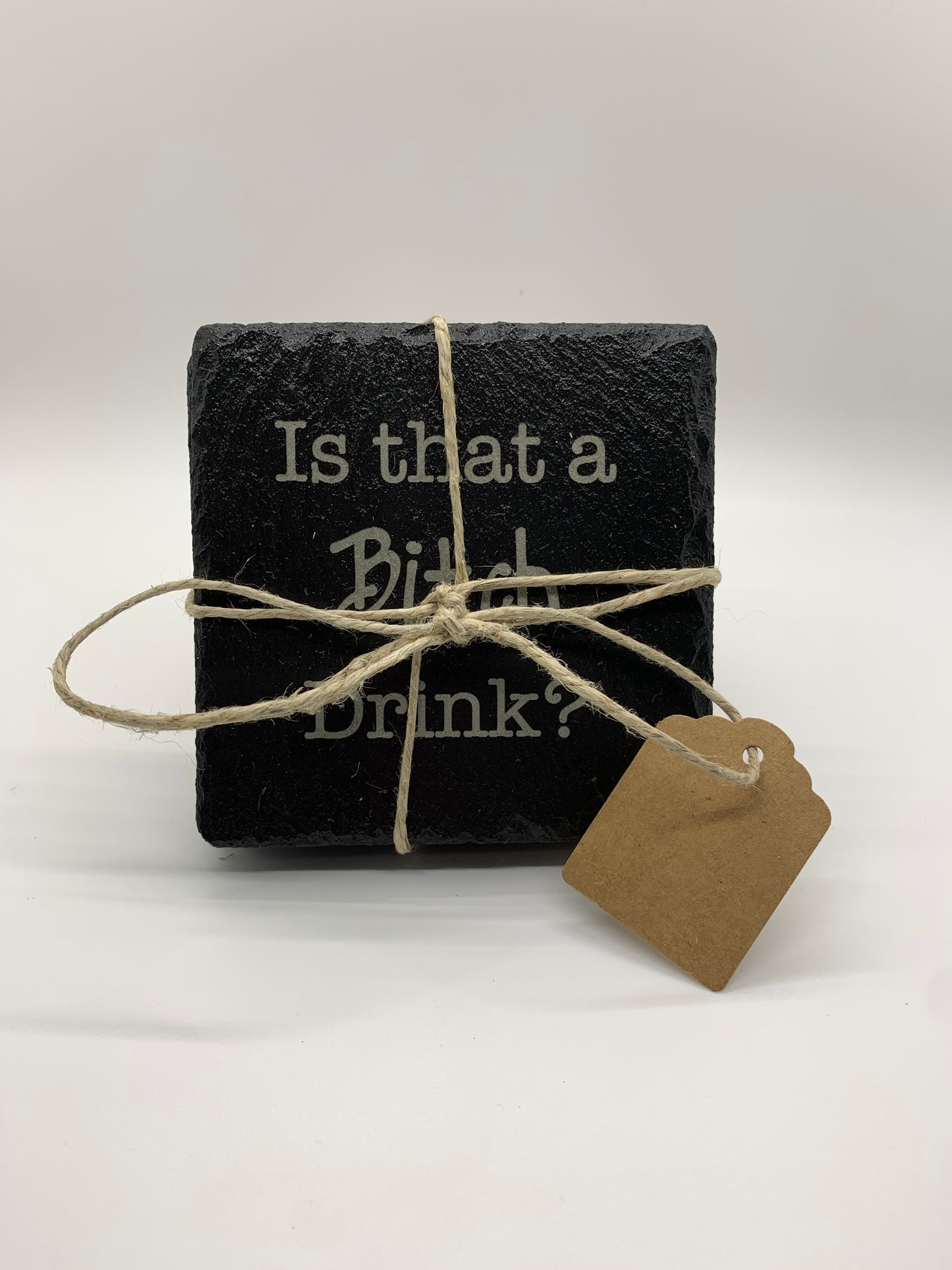 Adult Themed Slate Coasters #2 (Set of 4)